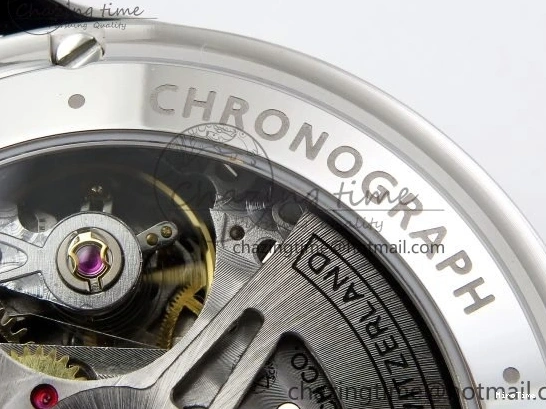 MIROTIME 0211 Casual Portuguese Chrono IW3716 Z+F 1:1 Best Edition White Dial on Blue Rubber Strap A 7016